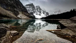 Serene Lake And Mountains Wallpaper
