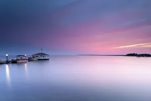 Serene Mountain View Desktop Wallpaper Wallpaper
