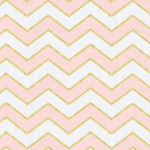 Serene Pink & Gold Bedroom Scene Wallpaper