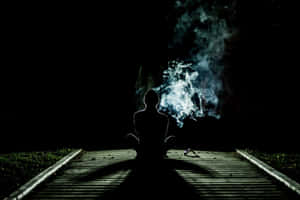 Serenity Found Through Spiritual Meditation Wallpaper