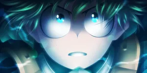 Serious Bright Face Deku Wallpaper