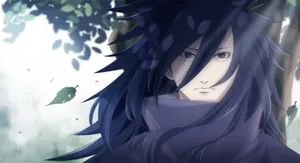 Serious Madara Under A Tree Wallpaper