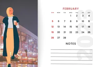 Set Your Goals For February With This Calendar Wallpaper