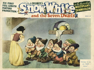Seven Dwarfs Newspaper Wallpaper