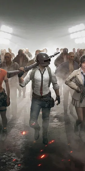 Several Battle Royale Players Pubg Iphone Wallpaper