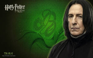 Severus Snape Green Slytherin Wallpaper