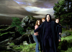 Severus Snape - The Complicated Hero Of Hogwarts Wallpaper