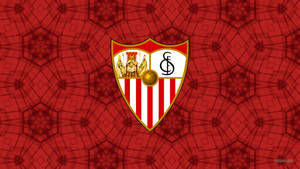 Sevilla Fc Logo In Geometric Art Wallpaper