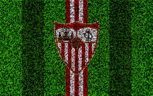 Sevilla Fc Painted Logo Wallpaper