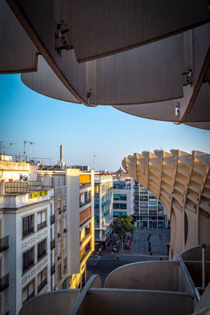 Seville City Architecture Wallpaper