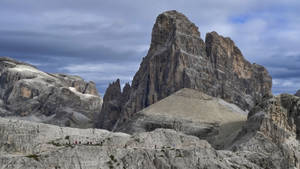 Sexten Dolomites Mountain Macboo Wallpaper