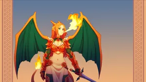 Sexy Anime Charizard Girl Wallpaper