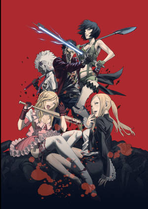 Sexy Anime Gang Of Assassins Wallpaper