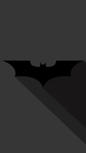 Shadowed Batman Logo Iphone Wallpaper