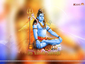 Shankar Bhagwan Heavenly Backdrop Wallpaper