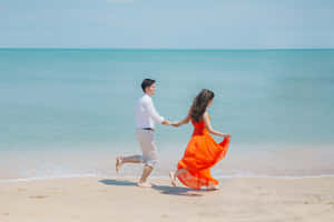 Share This Beautiful And Romantic Moment Together Wallpaper