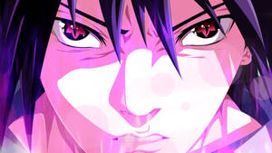 Sharingan Live Sasuke Close-up Wallpaper