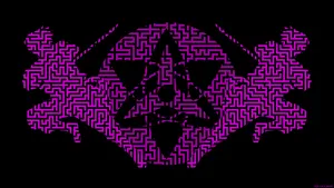 Sharingan Live Sasuke Silhouette Purple Aesthetic Wallpaper