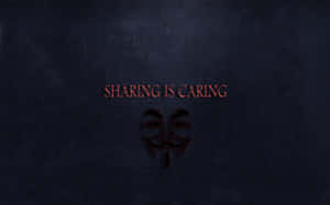 Sharingis Caring Mask Wallpaper Wallpaper