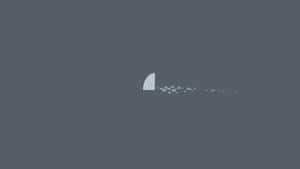 Shark's Fin Minimal Background Wallpaper