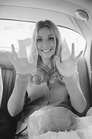 Sharon Tate Baby Socks Wallpaper