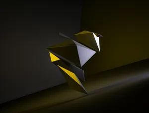 Sharp Metallic 3d 4k Gold Black Wallpaper