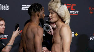 Shavkat Rakhmonov Neil Magny Face-off Wallpaper