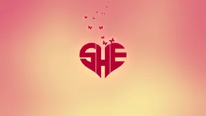 She Heart Wallpaper