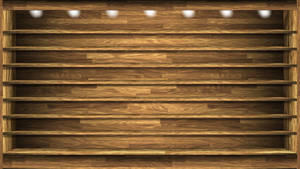 Shelves Wood Texture Wallpaper