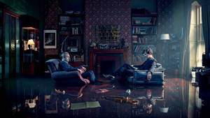 Sherlock Holmes And Watson Teaser Wallpaper