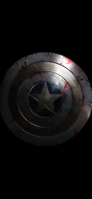 Shield Of Captain America Iphone Wallpaper