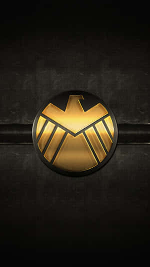 Shield On A Black Background Wallpaper