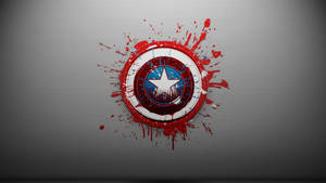 Shield Paint Splatter Captain America Laptop Wallpaper