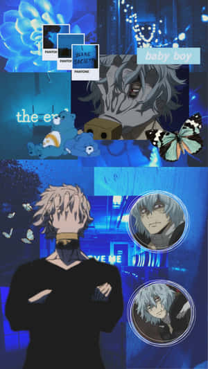 Shigaraki In Blue Aesthetic Wallpaper