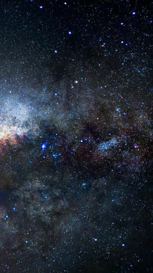 Shimmering Cosmic Clouds In Universe Iphone Wallpaper