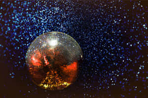 Shimmering Disco Ball Nightlife Wallpaper