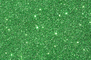 Shine Brightly With Green Glitter Wallpaper