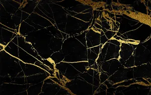 Shine In Black And Gold With This Desktop Wallpaper