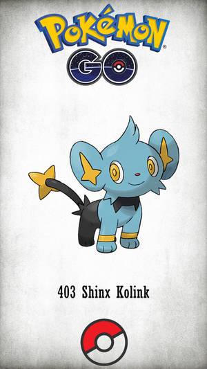 Shinx Pokemon Go Paper Background Wallpaper