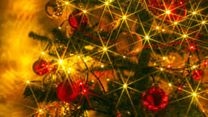 Shiny Christmas Lights Wallpaper