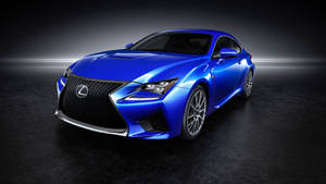 Shiny Lexus Blue Sports Car Wallpaper