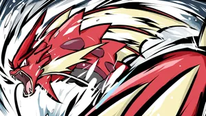 Shiny Mega Gyarados Art Wallpaper