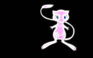 Shiny Pink Baby Mewtwo Wallpaper