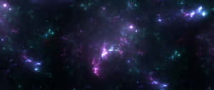 Shiny Purple Stardust Wallpaper