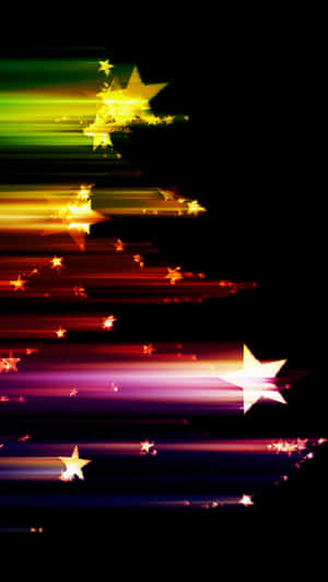 Shiny Shooting Stars Wallpaper