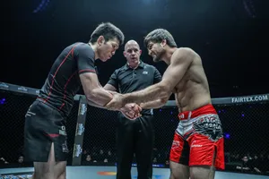 Shinya Aoki Shaking Hand Marat Gafurov Wallpaper
