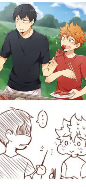 Shiratorizawa With Funny Hinata Wallpaper