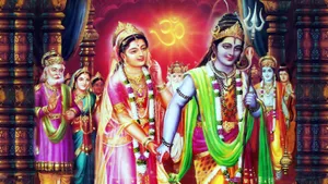 Shiv Parivar Marriage Shiva Parvati Wallpaper