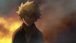 Shocked Bakugo Wallpaper