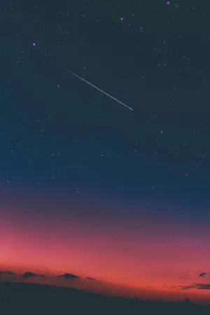 Shooting Star Vintage Grunge Aesthetic Wallpaper